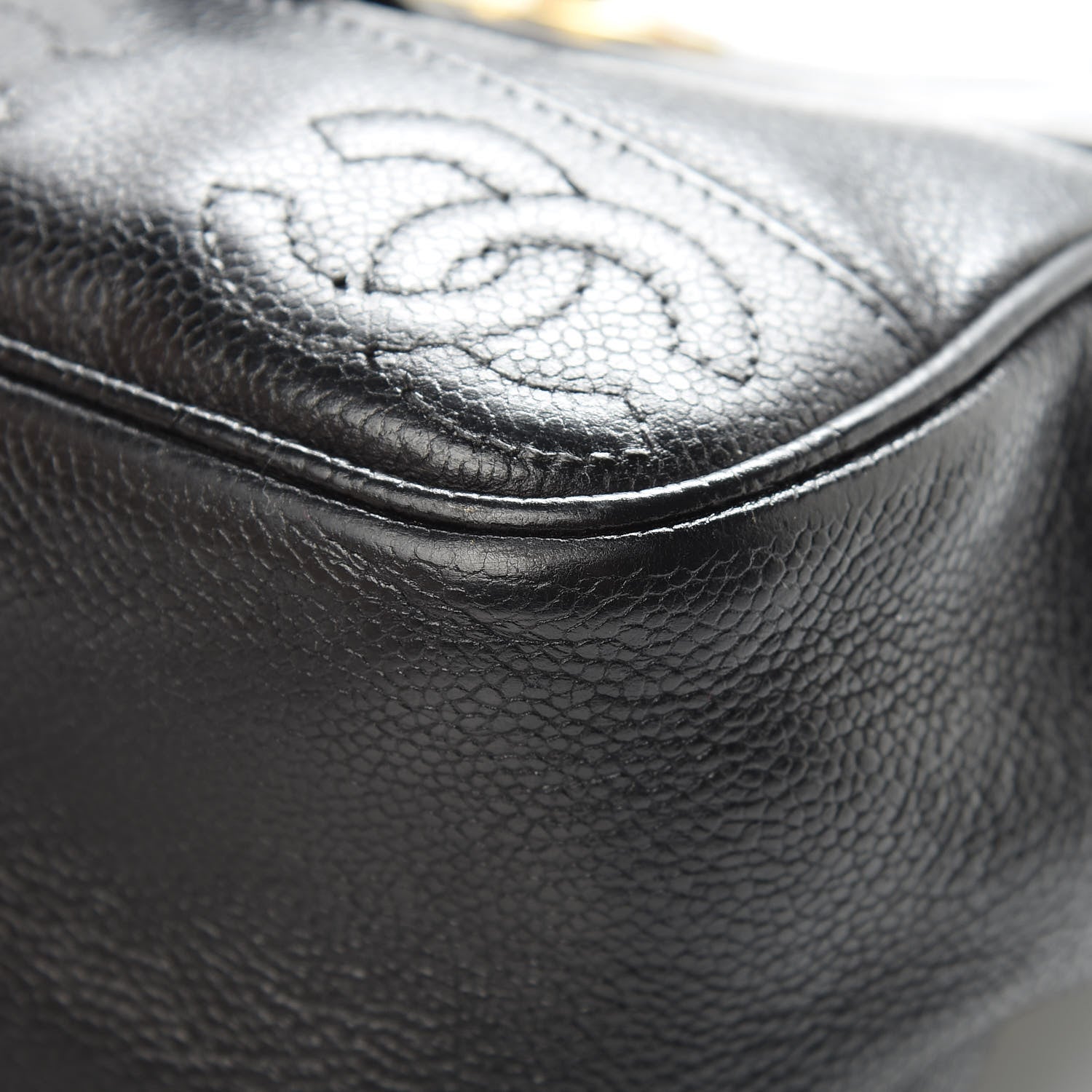 Chanel Caviar CC Backpack Black 10 of 15