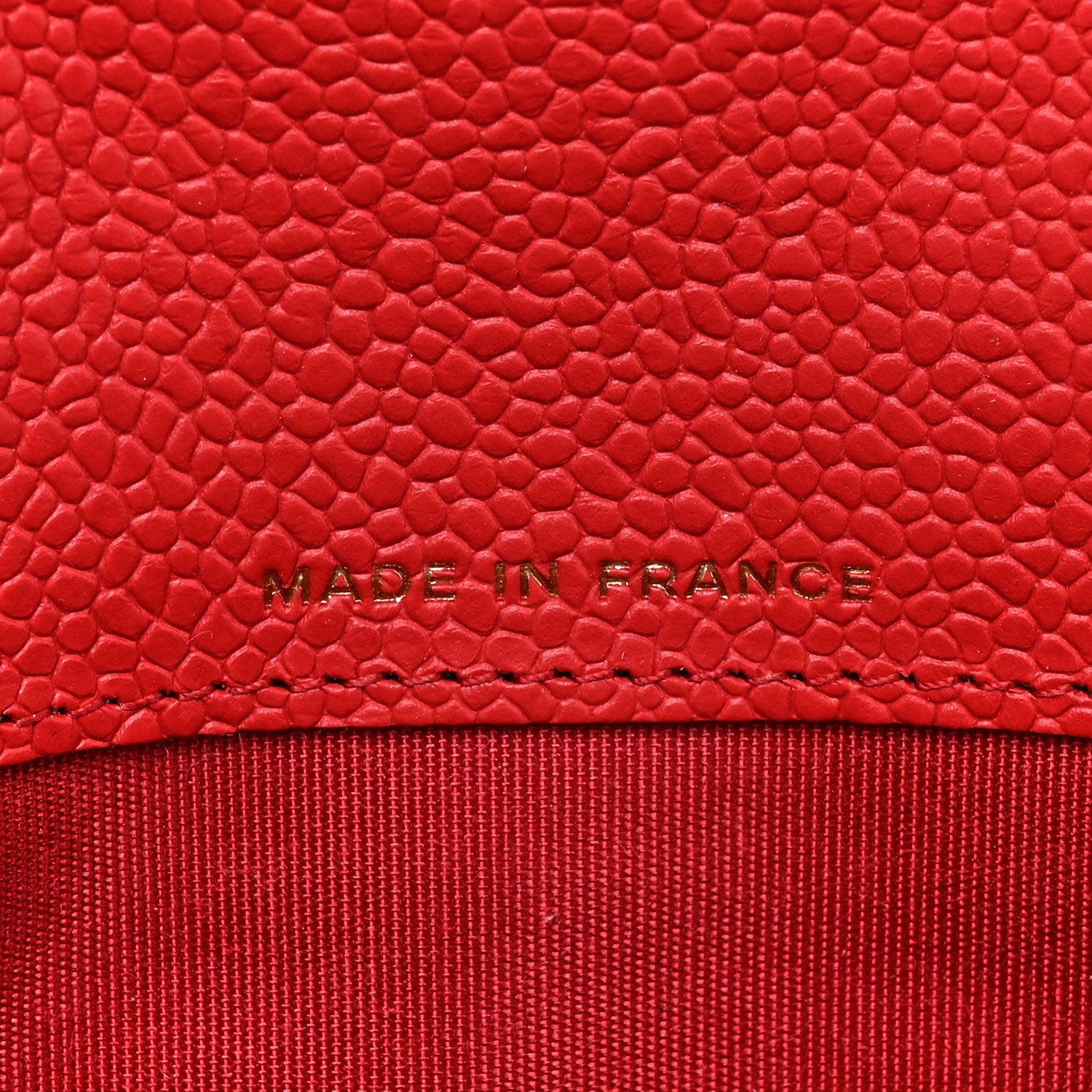 Chanel Caviar Quilted Large Boy Gusset Flap Wallet Red 9 of 17