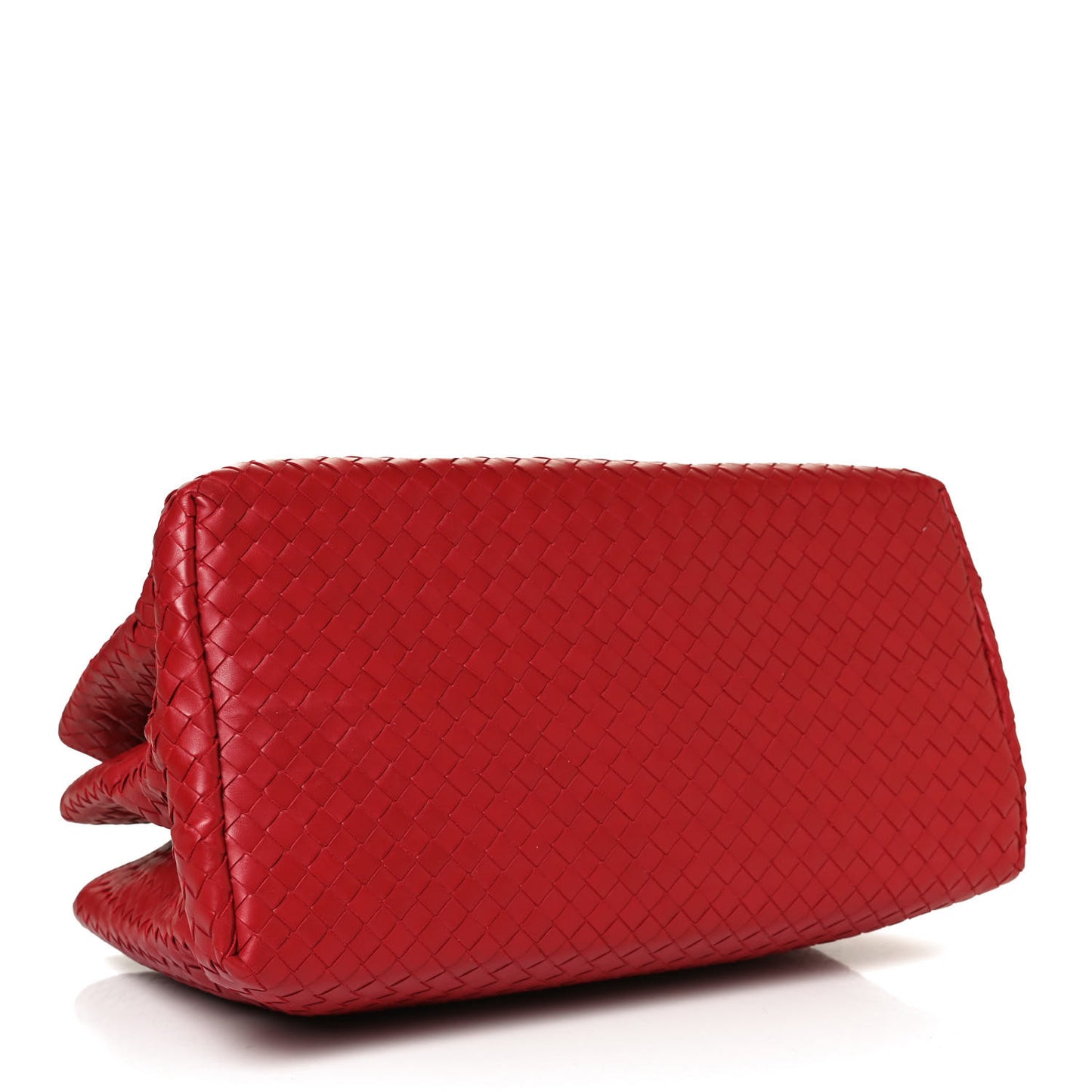 Nappa Intrecciato Medium Roma Tote Red