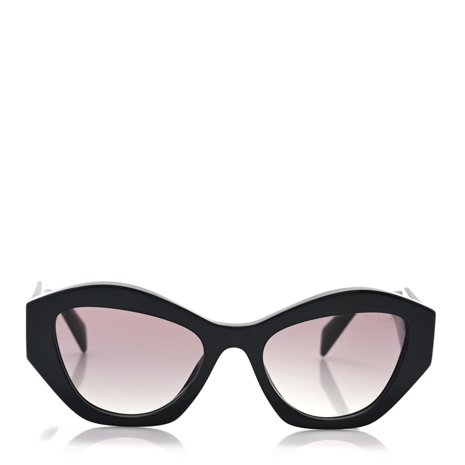 Prada Acetate Symbole Sunglasses SPR 07Y Black 2 of 7