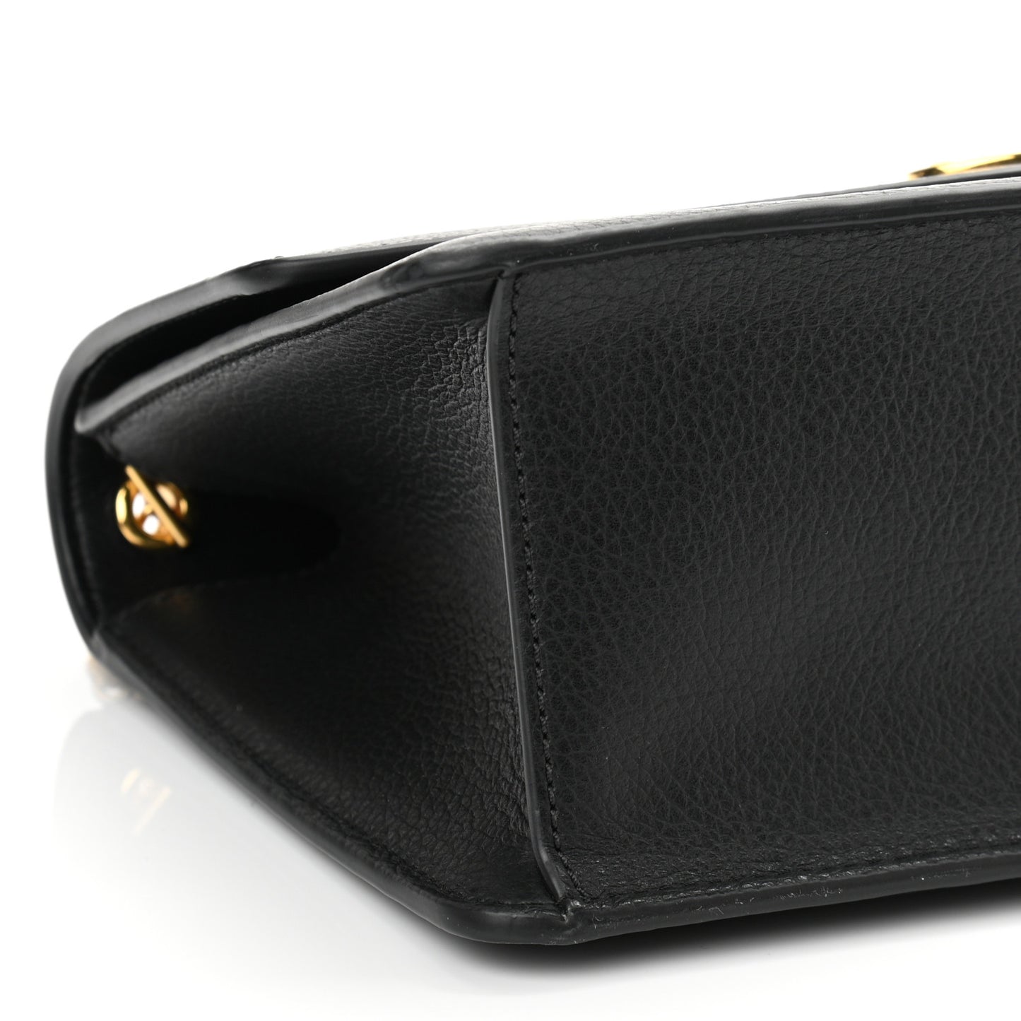 Small Classic Grain Calfskin Medium Darley Black