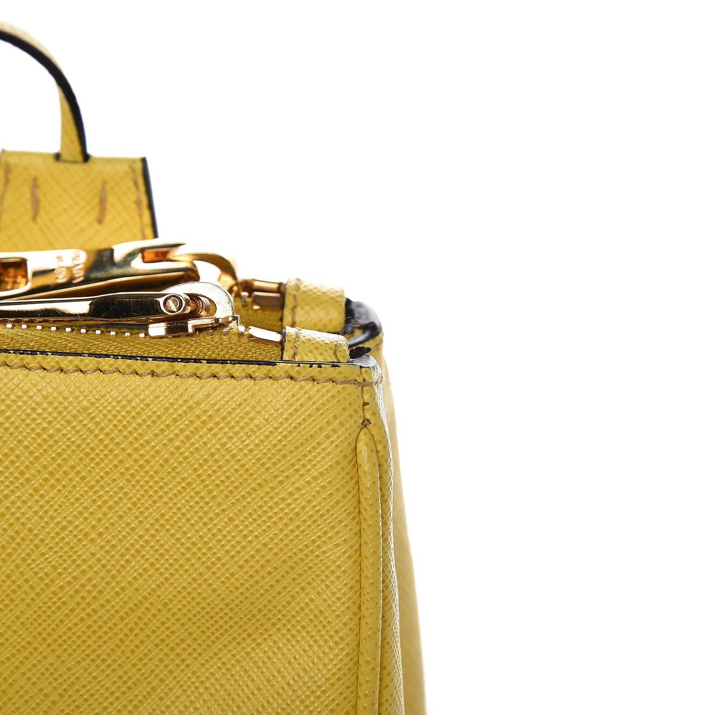 Saffiano Large Galleria Double Zip Tote Girasole