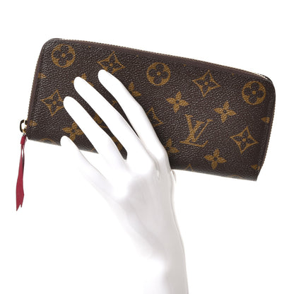 Louis Vuitton Monogram Clemence Wallet Fuchsia 2 of 9