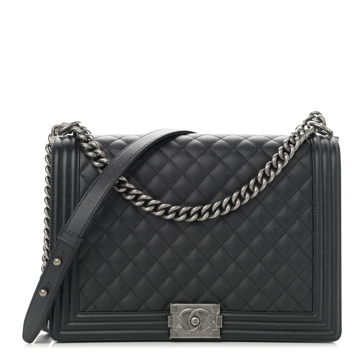 Chanel Caviar Quilted Large Boy Flap Black 1 of 11