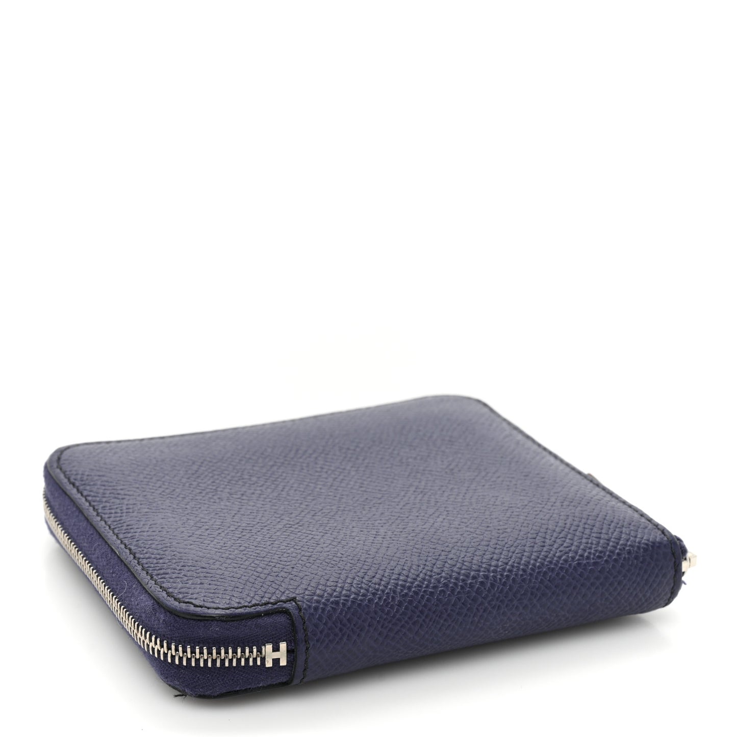 Epsom Silk'In Compact Wallet Bleu Saphir