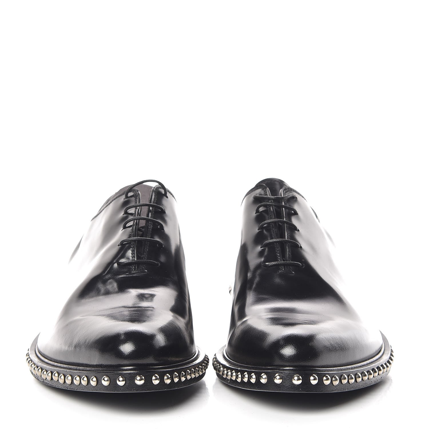 Givenchy Calfskin Studded Iconic Richelieu Oxford 42 Black 2 of 7