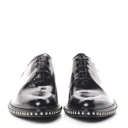 Givenchy Calfskin Studded Iconic Richelieu Oxford 42 Black 2 of 7