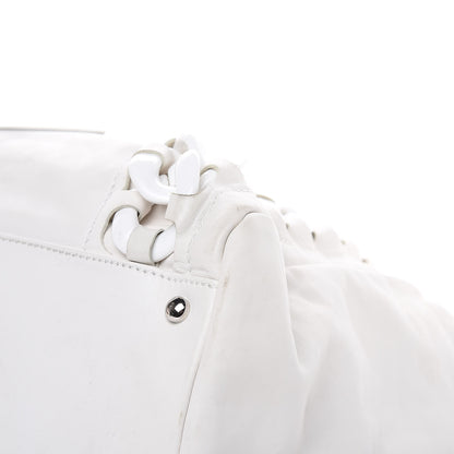 Chanel Calfskin Modern Chain Rhodoid East West Tote White 11 of 20