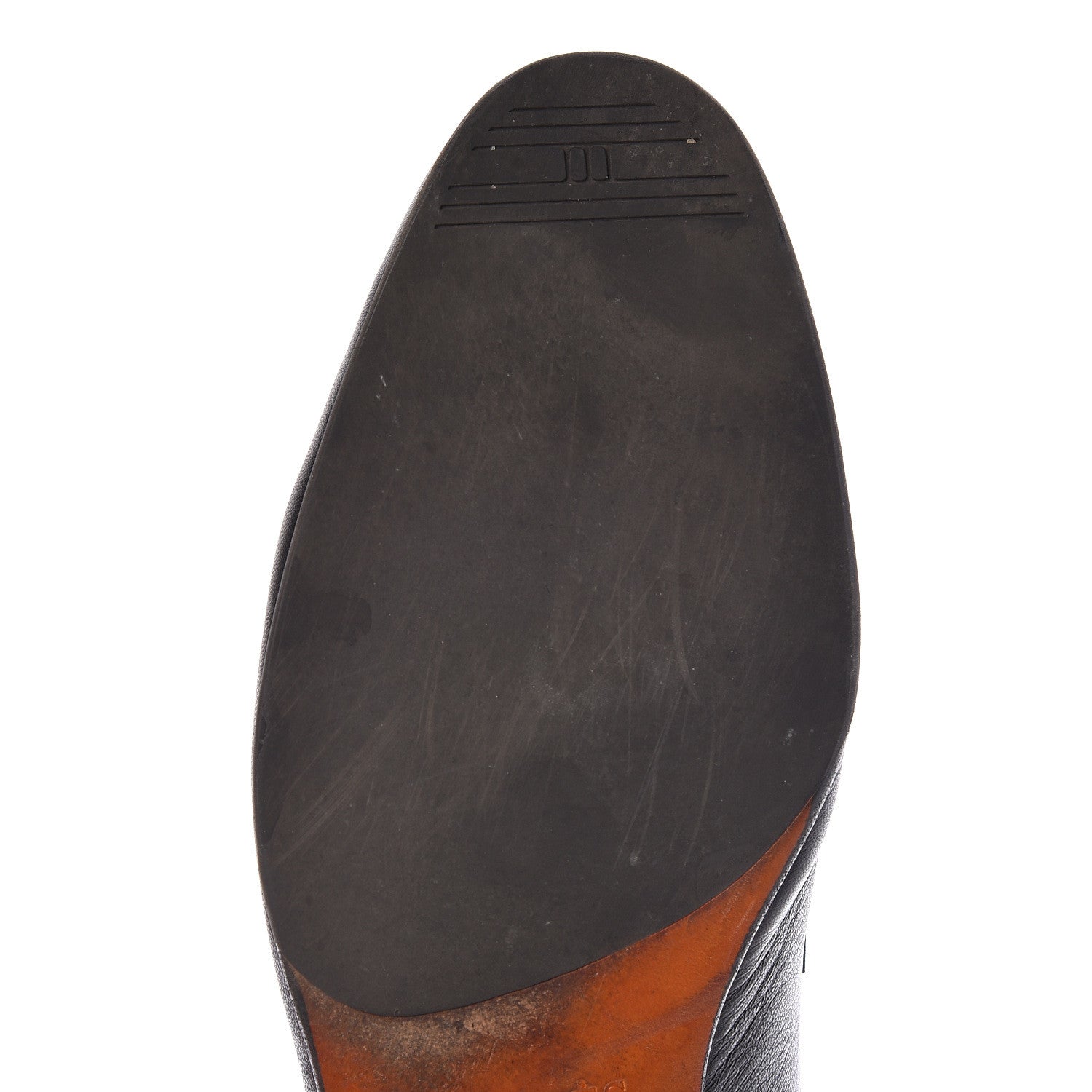 Hermes Goatskin Mens Paris Loafers 43 Black 13 of 20
