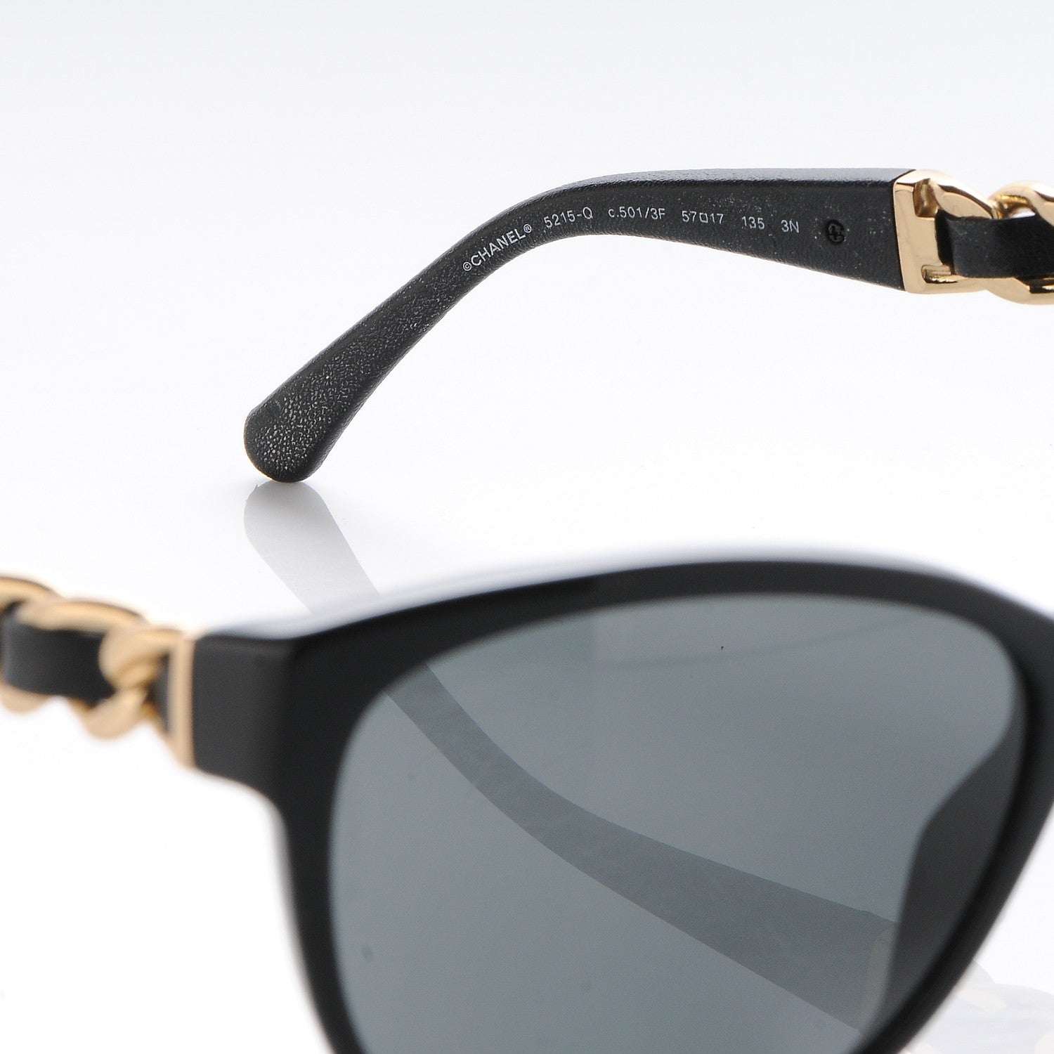 Chanel CC Chain Sunglasses 5215Q Black 5 of 8