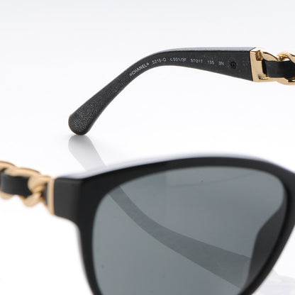 Chanel CC Chain Sunglasses 5215Q Black 5 of 8