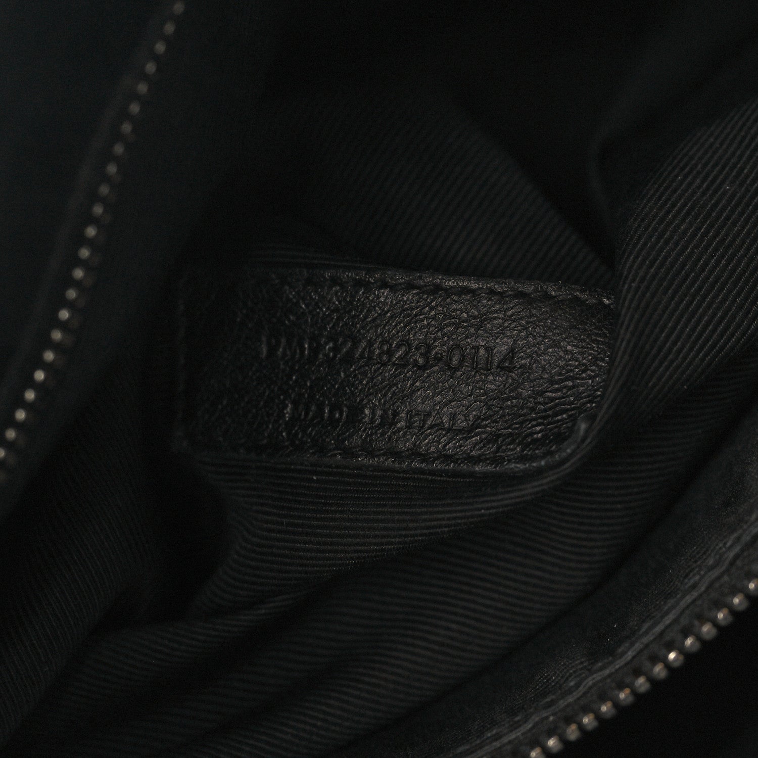 Saint Laurent Calfskin Crocodile Embossed Small Sac de Jour Black 7 of 11