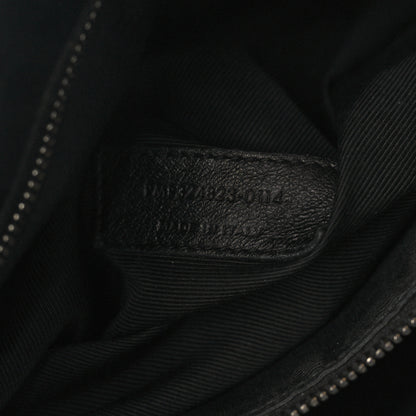 Saint Laurent Calfskin Crocodile Embossed Small Sac de Jour Black 7 of 11