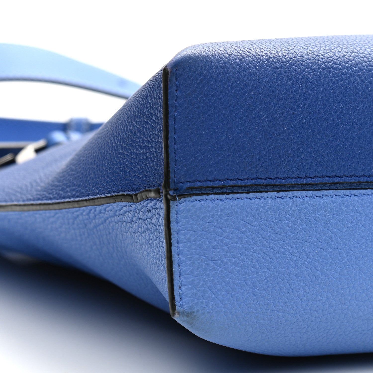 Loewe Calfskin T Pouch Bag Blue 10 of 11