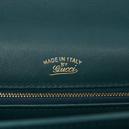 Gucci Calfskin Medium 1973 Shoulder Flap Bag Turquoise 7 of 13