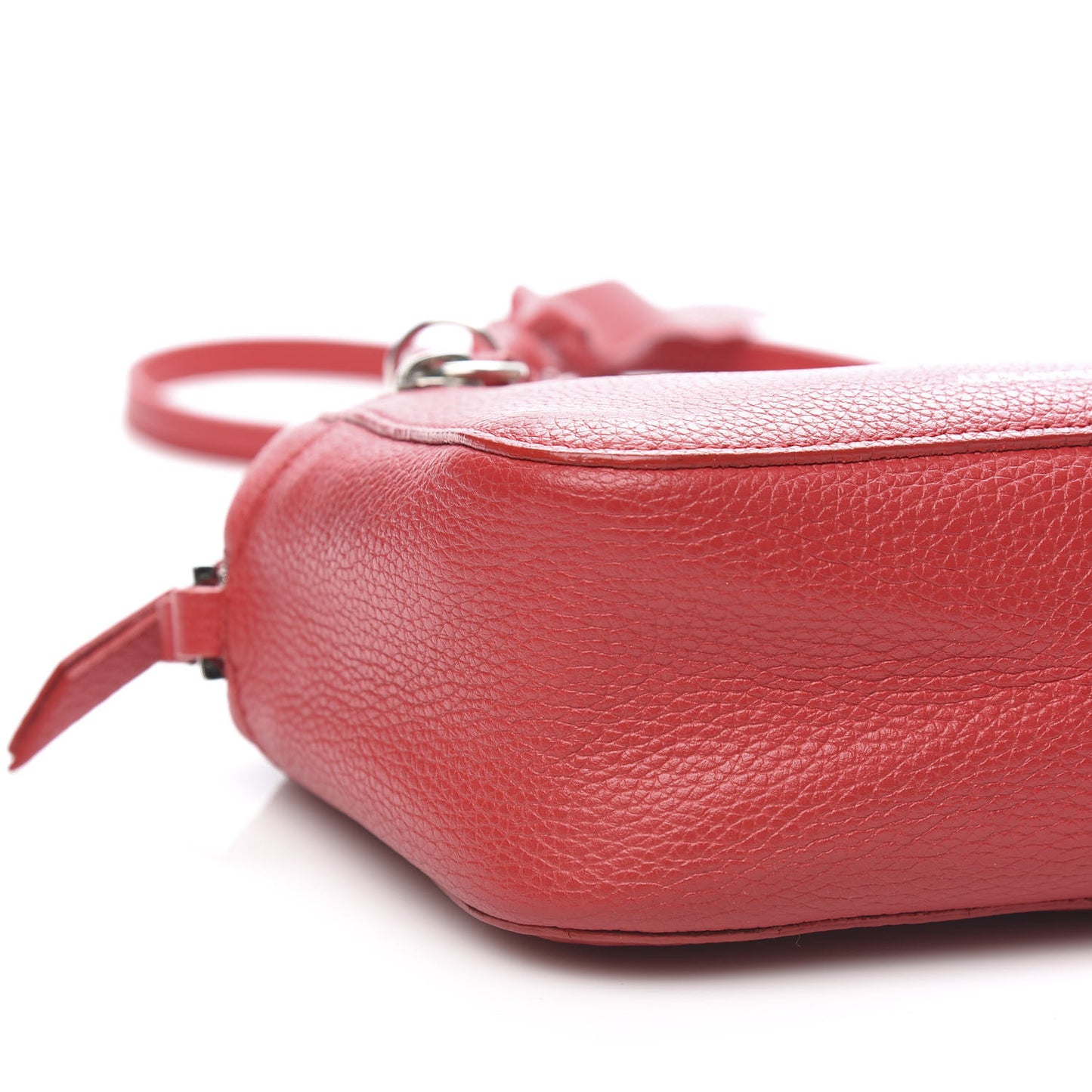 Calfskin Skull Camera Shoulder Bag Red