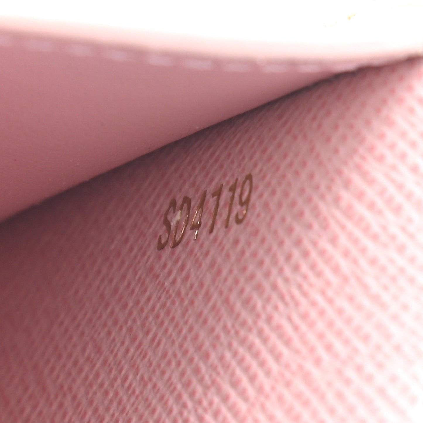Damier Azur Victorine Wallet Rose Ballerine
