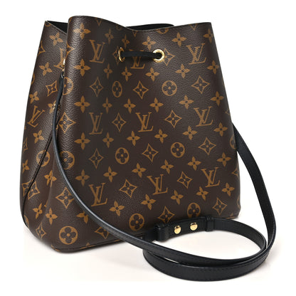 Louis Vuitton Monogram Neonoe MM Black 3 of 9