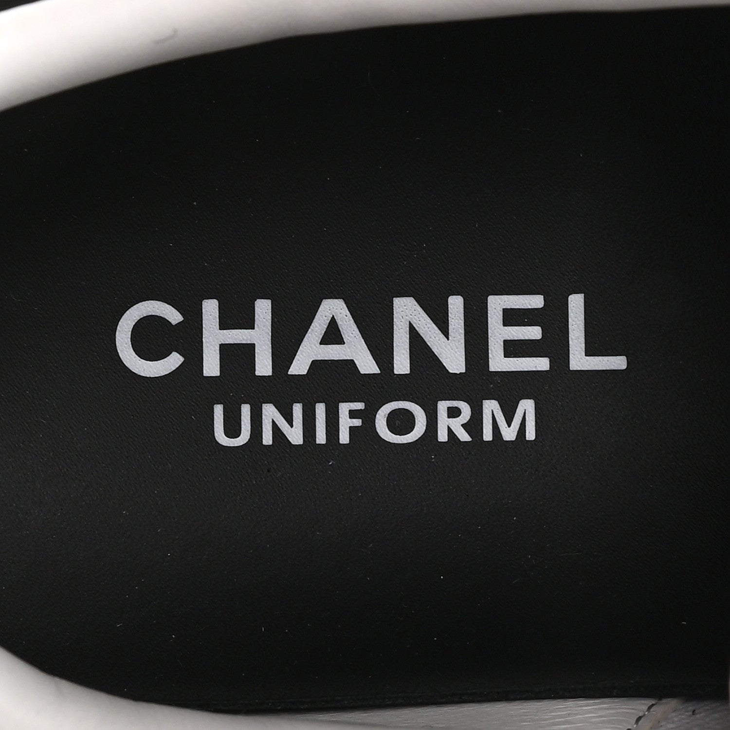 Chanel Calfskin CC Womens Sneakers 39.5 Black 8 of 9