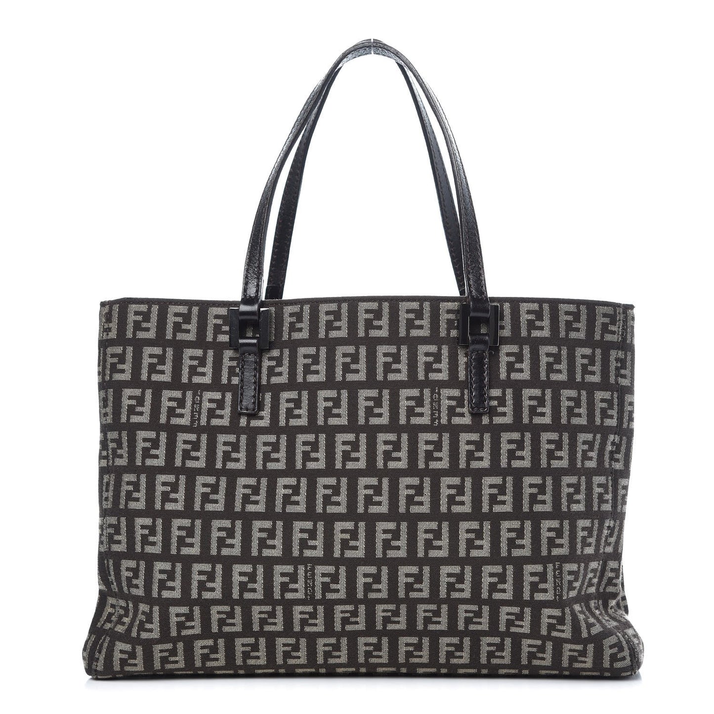 Zucchino Vitello Shoulder Tote Testa di Moro Beige