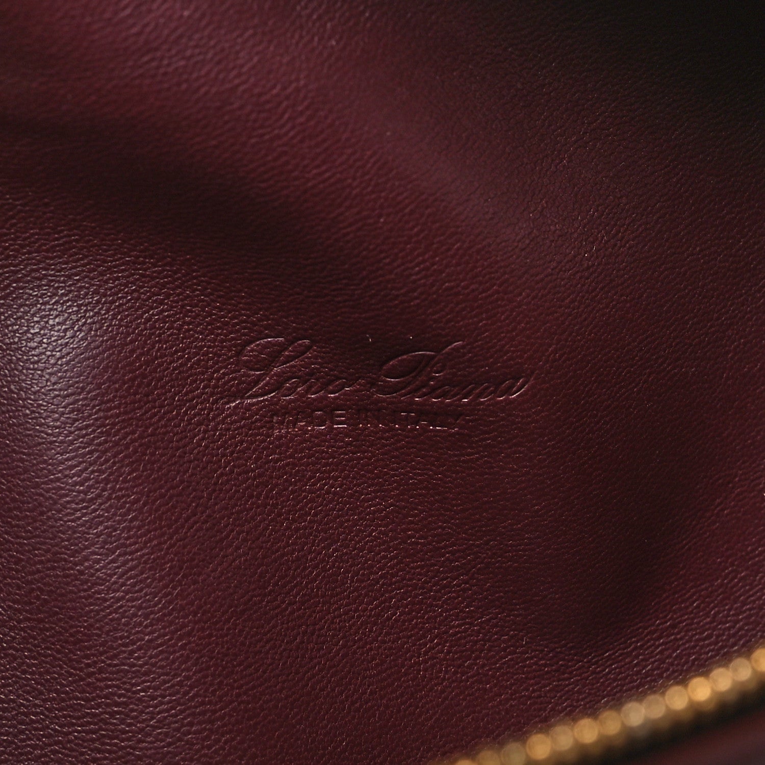 Loro Piana Cashmere Virgin Wool Extra Bag L19 Oxblood 6 of 9