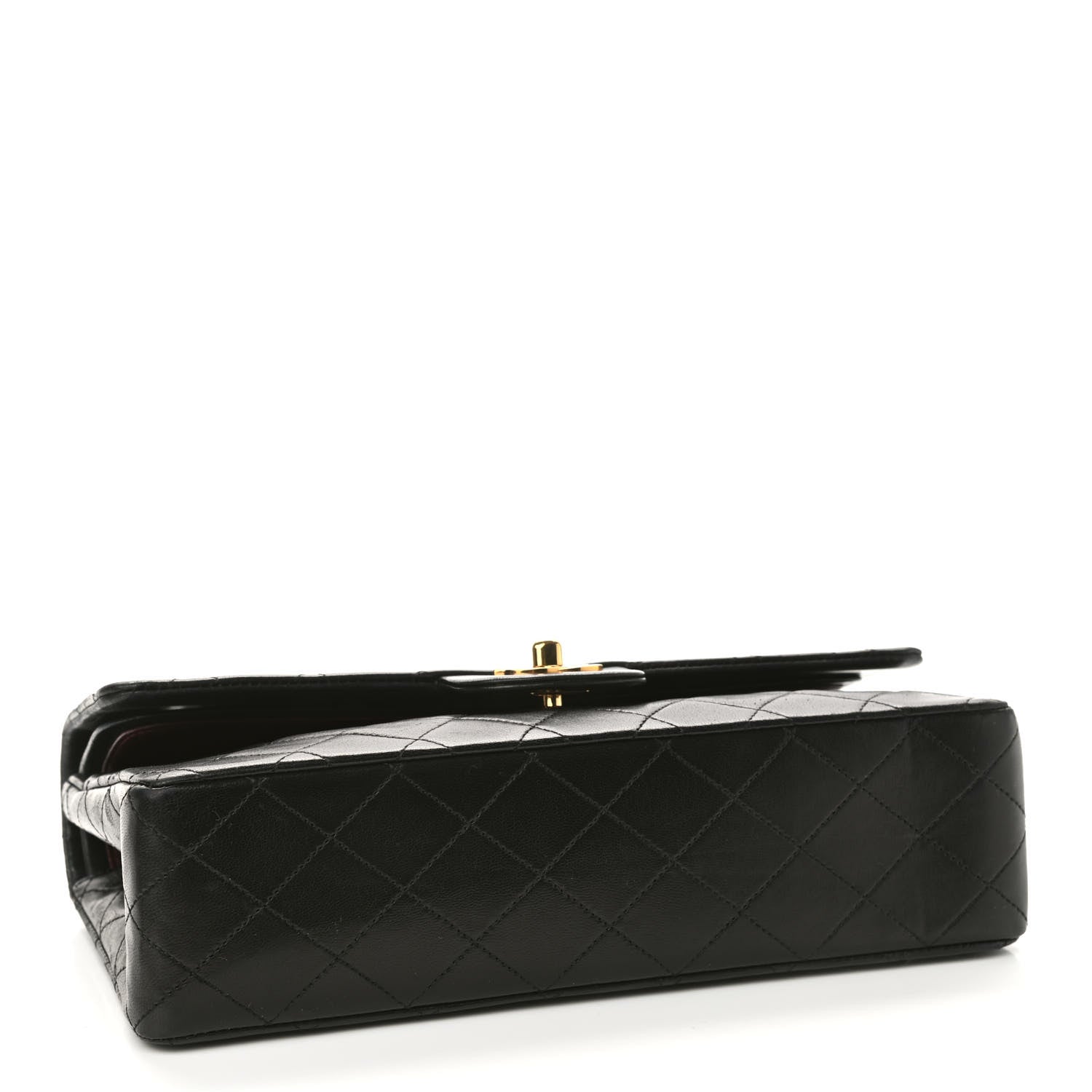 Chanel Lambskin Quilted Medium Double Flap Black 4 of 10