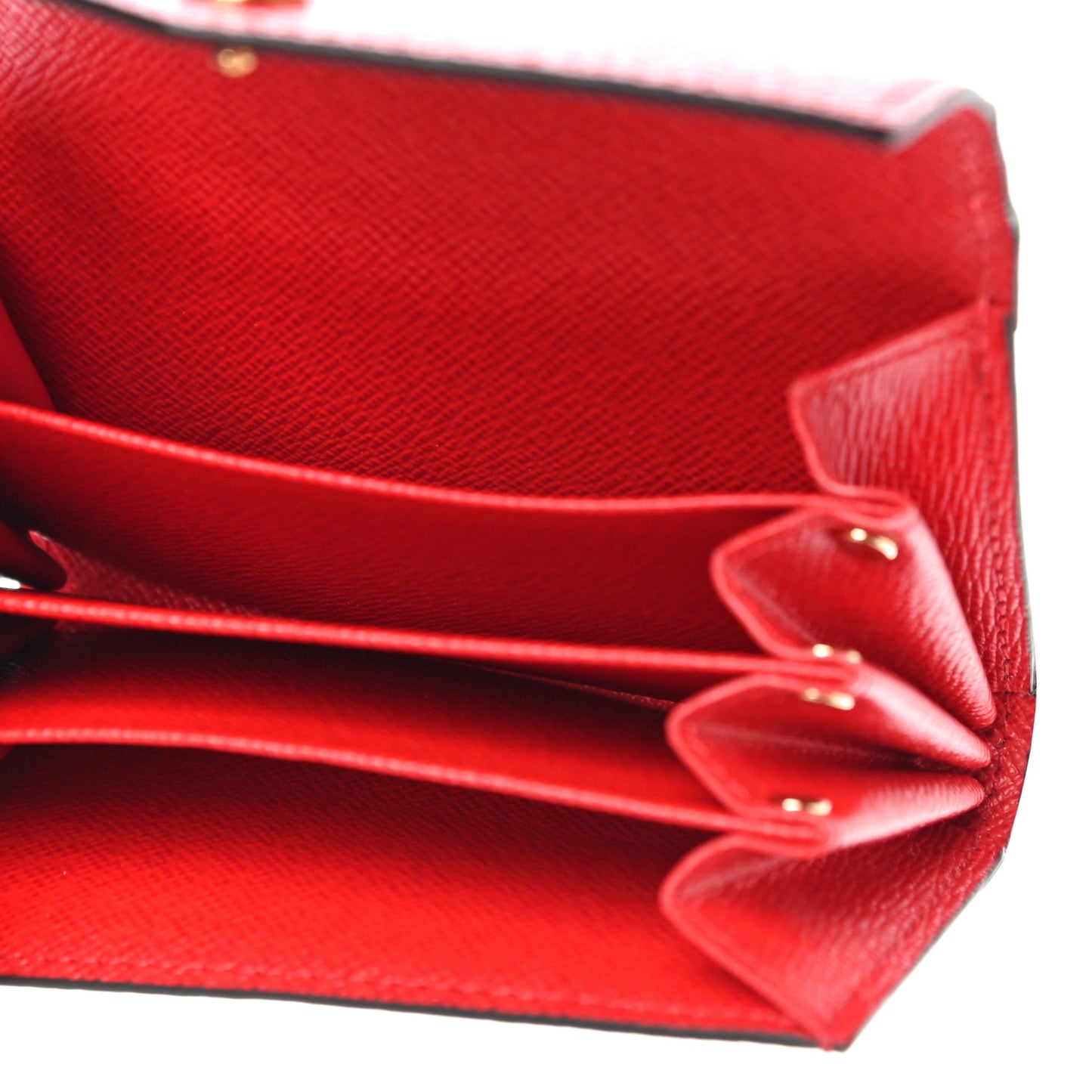 Monogram Sarah Multicartes Coquelicot