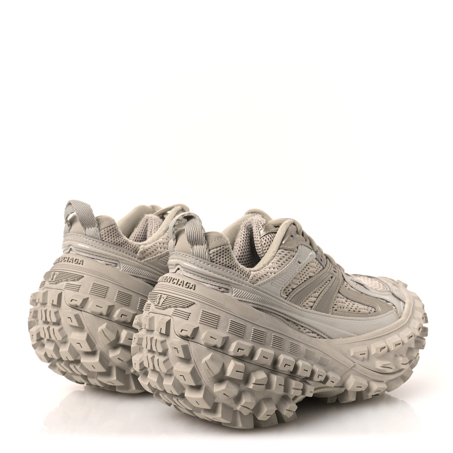 Balenciaga Rubber Mesh Monocolor Womens Defender Sneakers 37