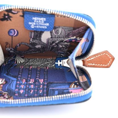 Hermes Epsom Silk'In Coin Purse Bleu Brighton 5 of 8