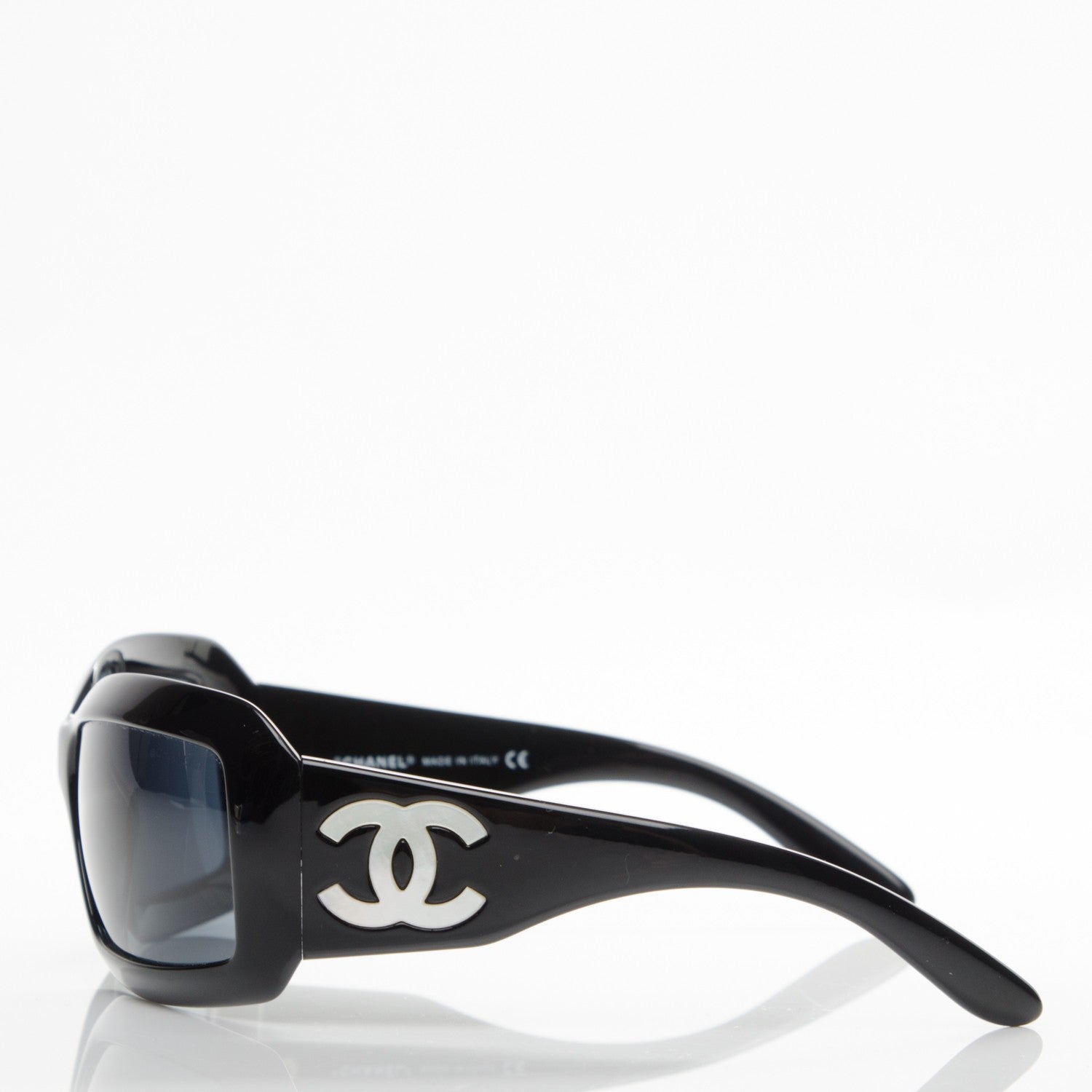 Chanel Mother of Pearl CC Sunglasses 5076-H Black 2 of 7