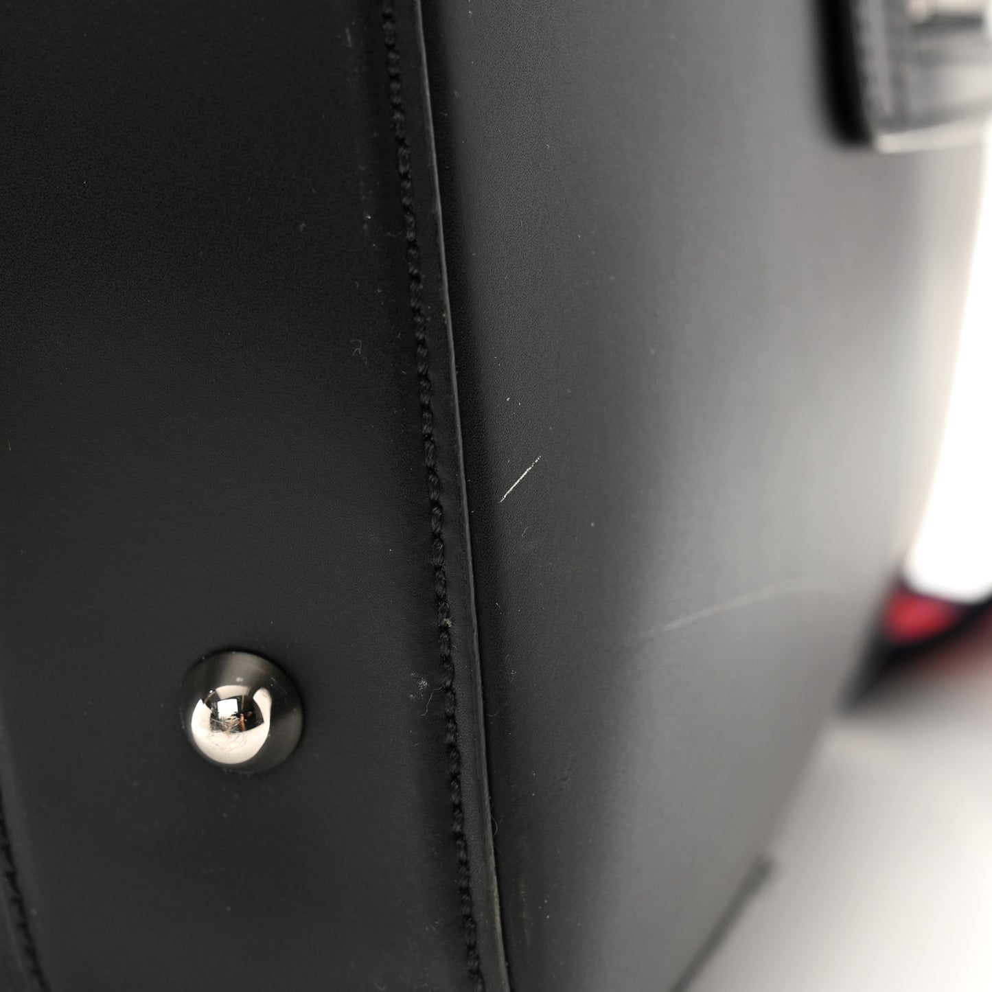 Soft GG Supreme Monogram Appia Calfskin Web Large Carry On Duffle Bag Black Grey