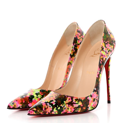 Christian Louboutin Patent Granite So Kate 120 Pumps 39 Multicolor 3 of 13