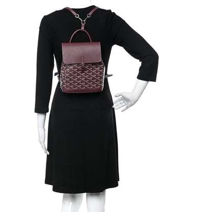 Goyard Goyardine Calfskin Mini Alpin Backpack Bordeaux 2 of 10