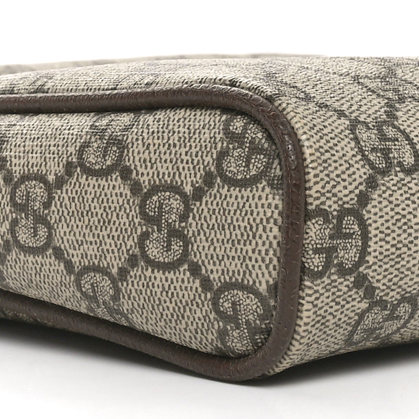 GG Supreme Monogram Web Small Ophidia Messenger Bag Brown