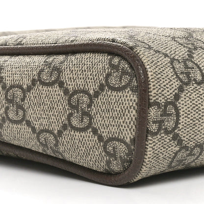 Gucci GG Supreme Monogram Web Small Ophidia Messenger Bag Brown 9 of 11