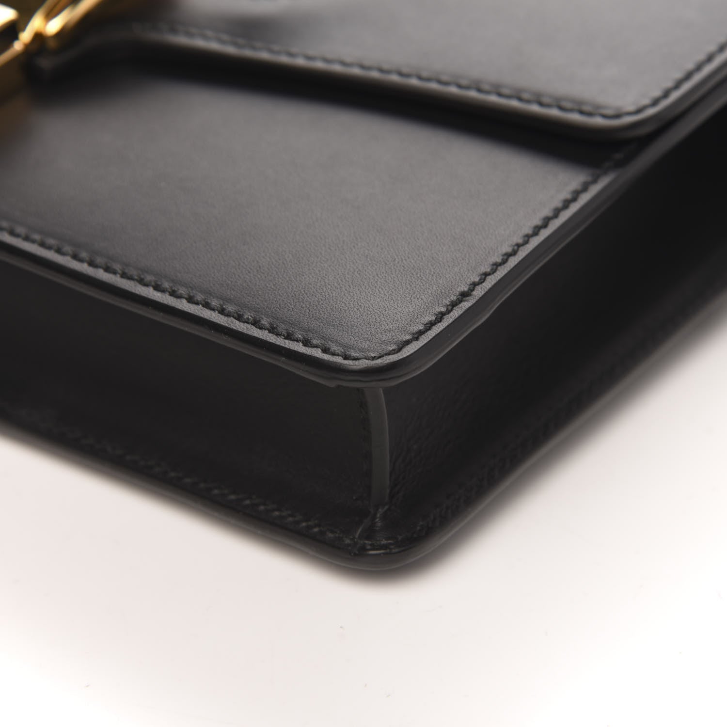 Gucci Calfskin Sylvie Belt Bag 95 38 Black 9 of 10