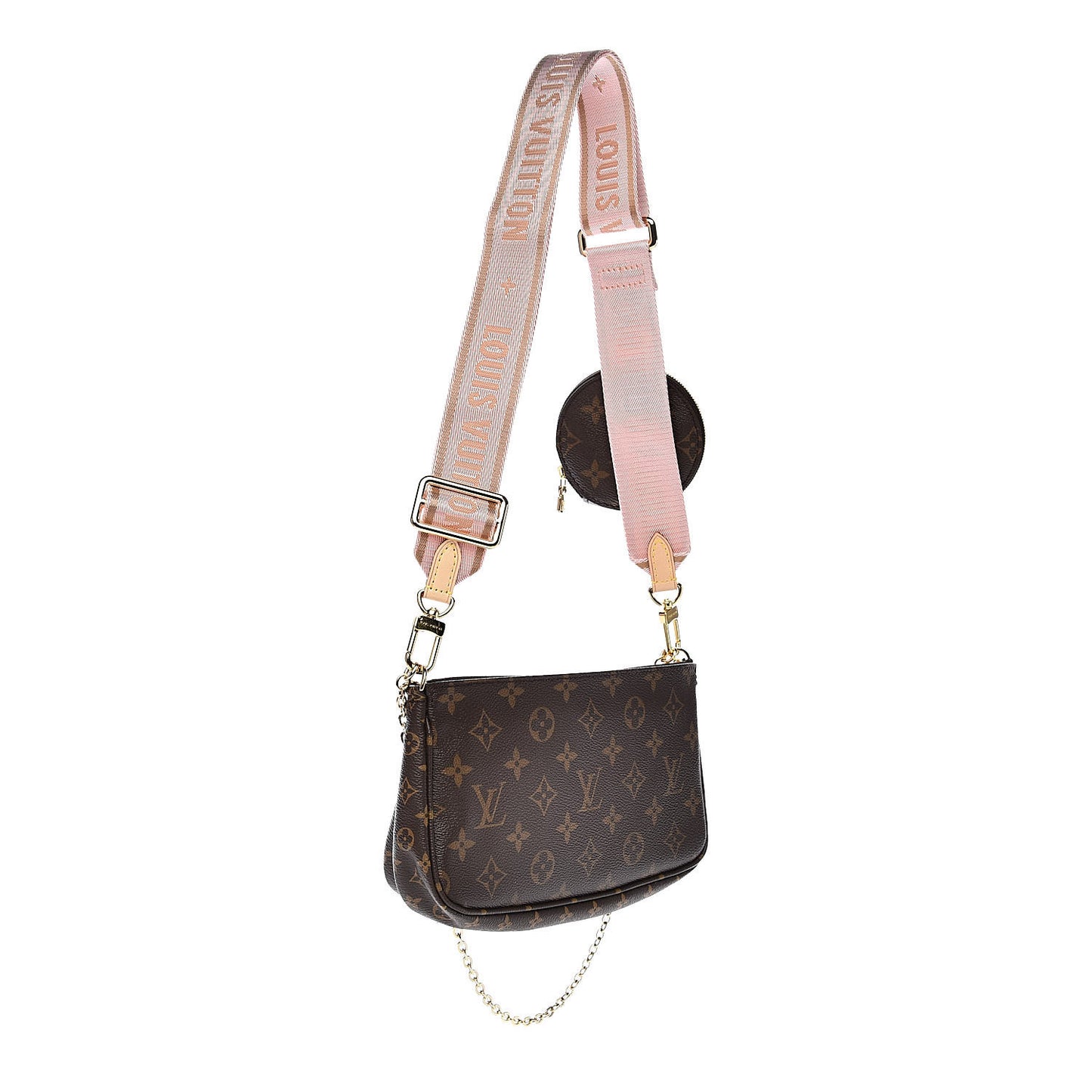 Monogram Multi Pochette Accessories Rose Clair