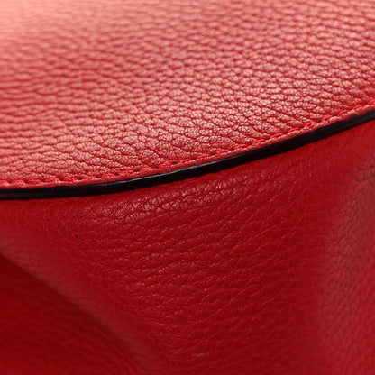 Chloe Grained Lambskin Drew Shoulder Bag Plaid Red 10 of 12
