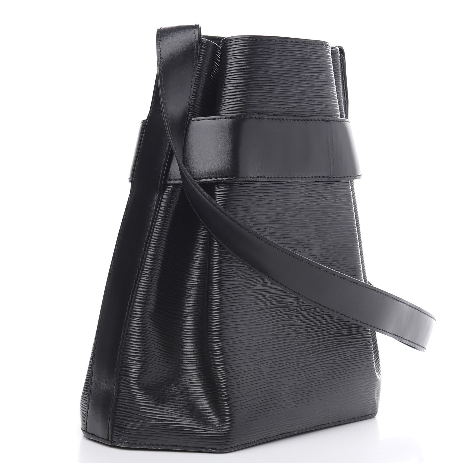 Louis Vuitton Epi Sac D'Epaule Black 3 of 12