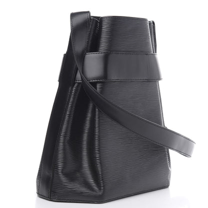 Louis Vuitton Epi Sac D'Epaule Black 3 of 12