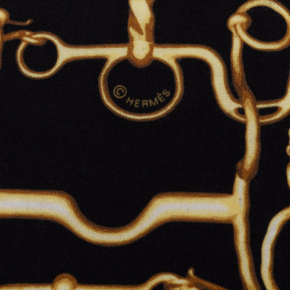 Hermes Cashmere Silk Collection Equestre Shawl 140 3 of 4
