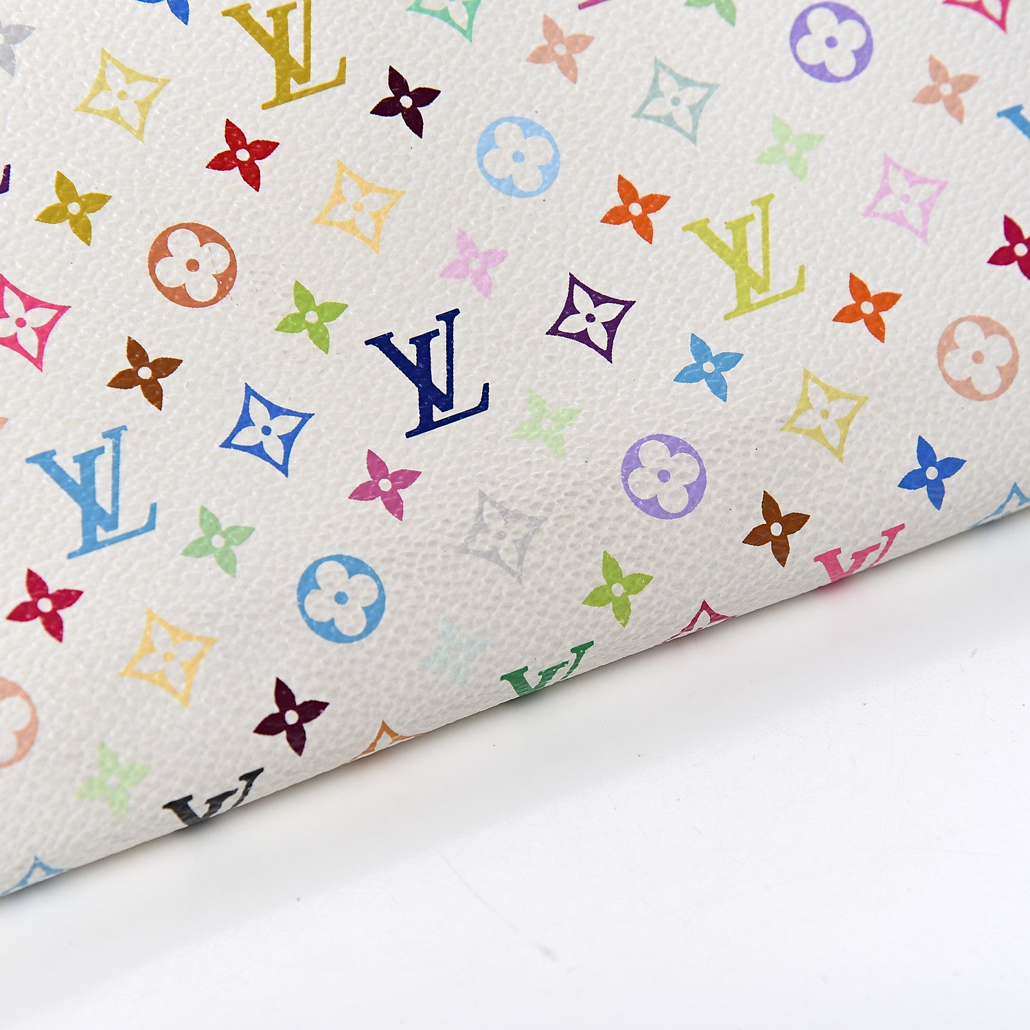 Louis Vuitton Monogram Multicolor Zippy Wallet White Orange 7 of 7