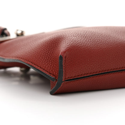 Loewe Grained Calfskin Small Missy Bag Wine 9 of 10