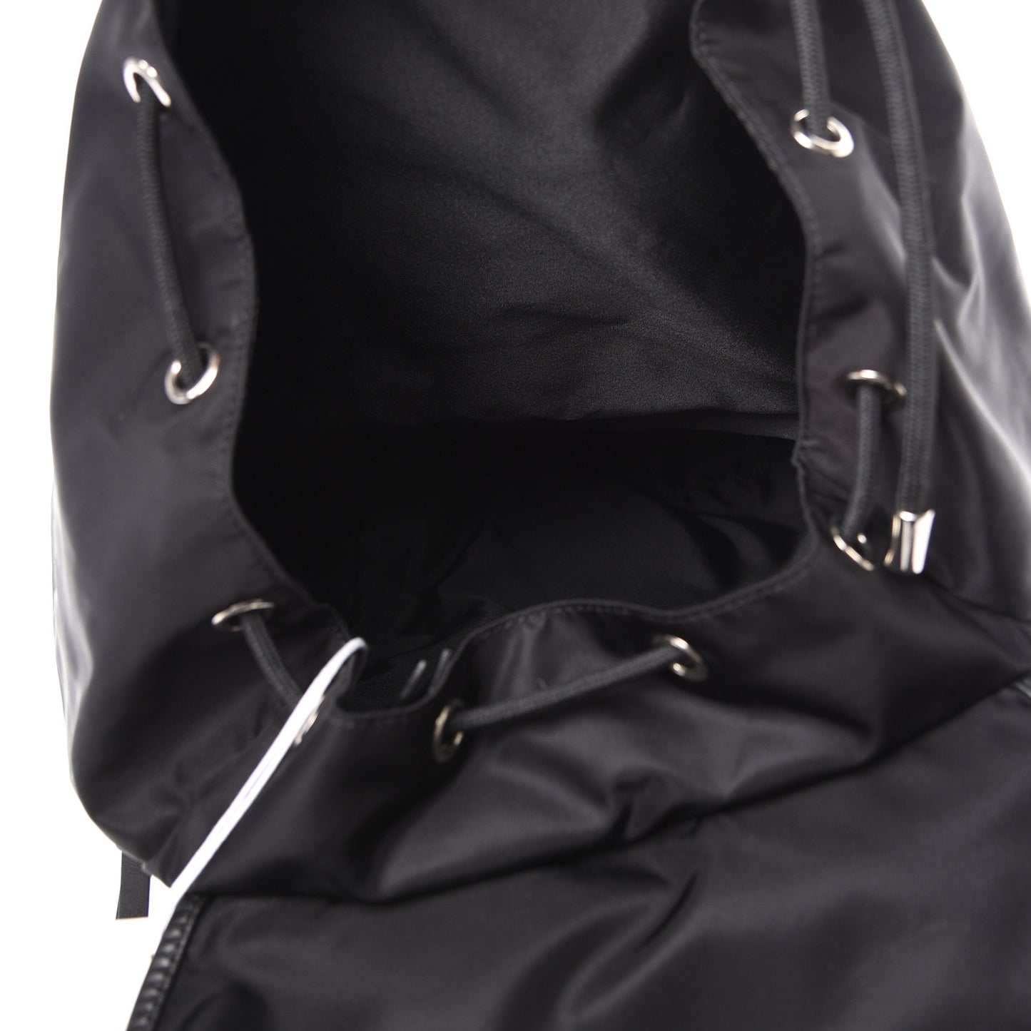 Nylon Rainbow Hologram Light 3 Backpack Black