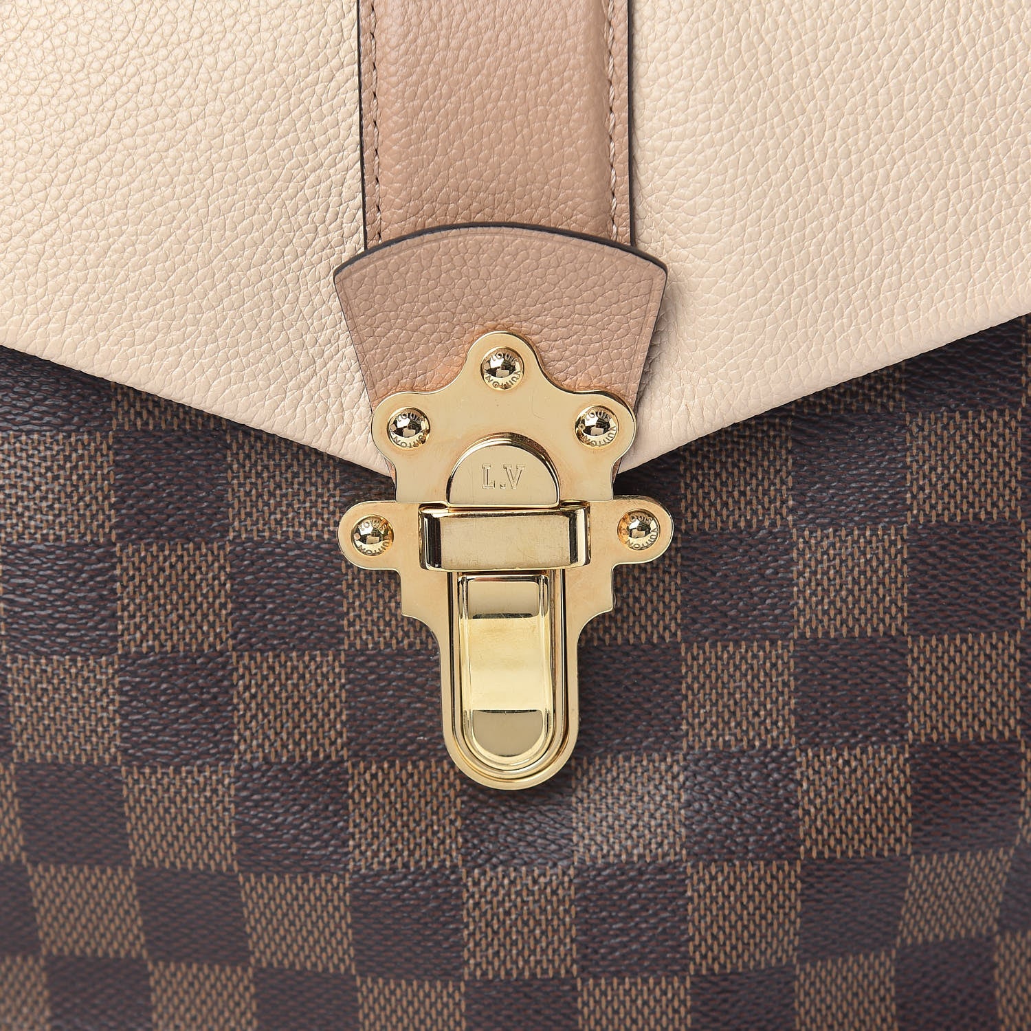 Louis Vuitton Damier Ebene Clapton Backpack Creme 9 of 9