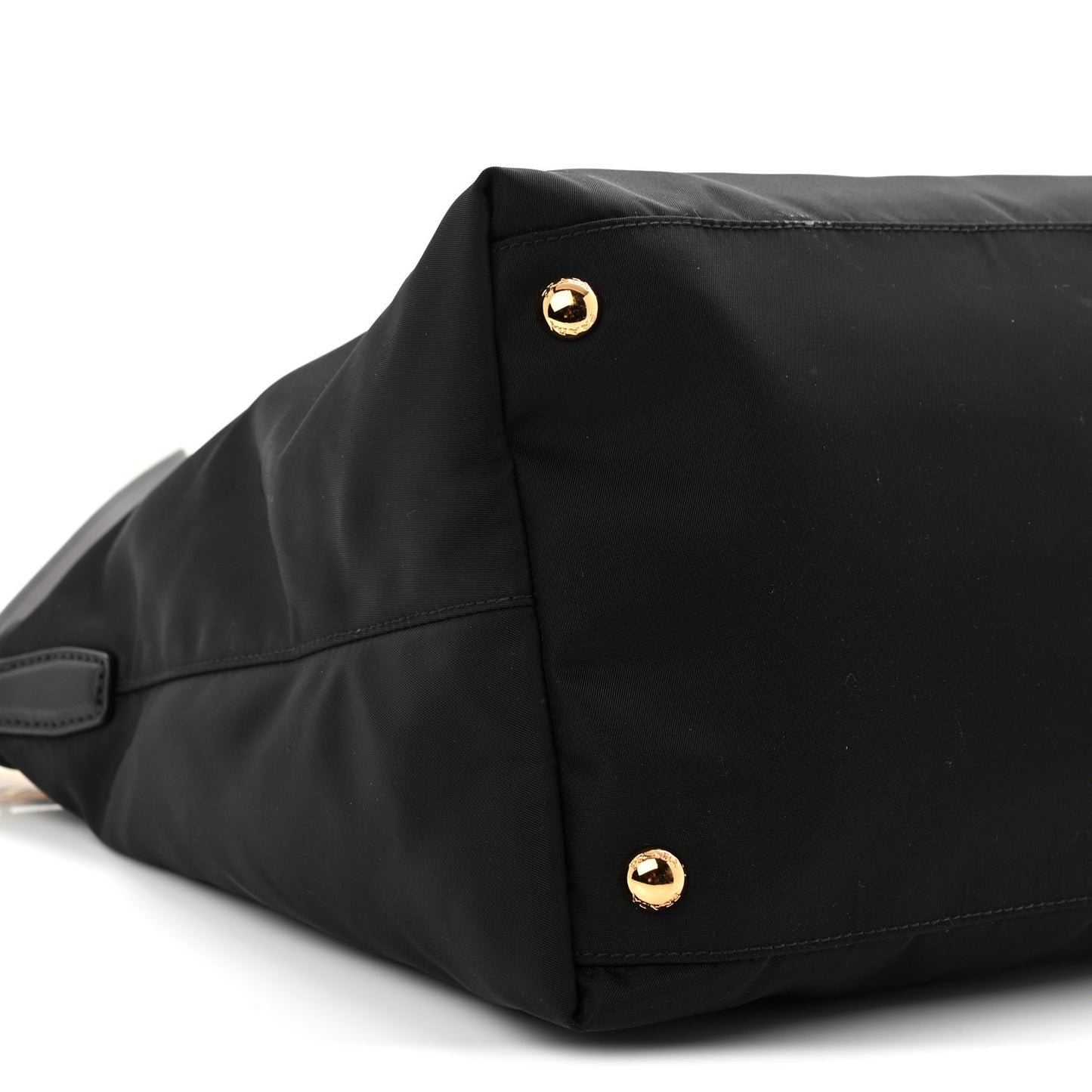 Tessuto Nylon Saffiano Tote Black