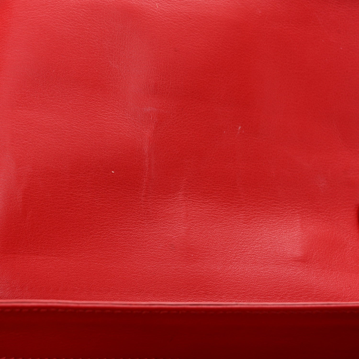 Versace Calfskin Medusa Chain Clutch Red 11 of 13