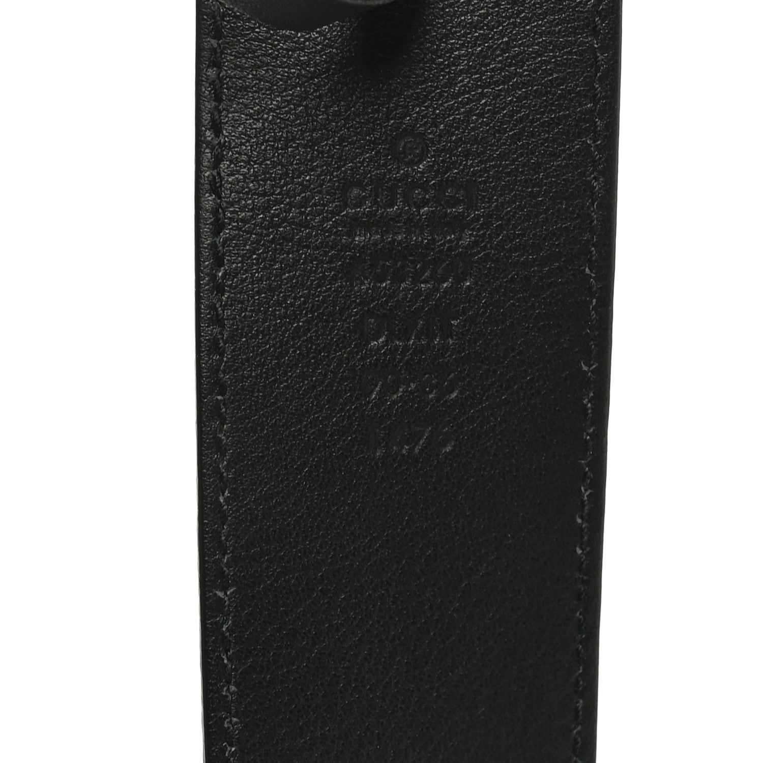 Gucci Moon Calfskin Pearl Double G 40mm Belt 90 36 Black Cream 11 of 12