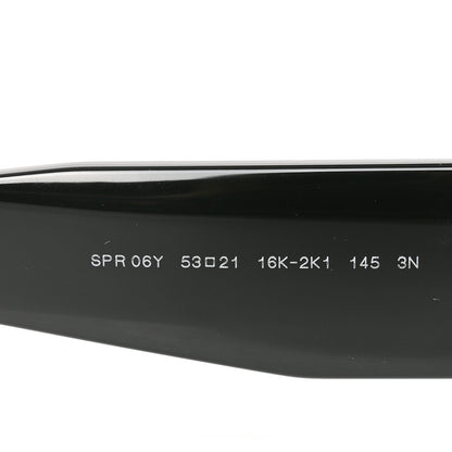 Prada Acetate Symbole Sunglasses SPR 06Y Black Black 6 of 6