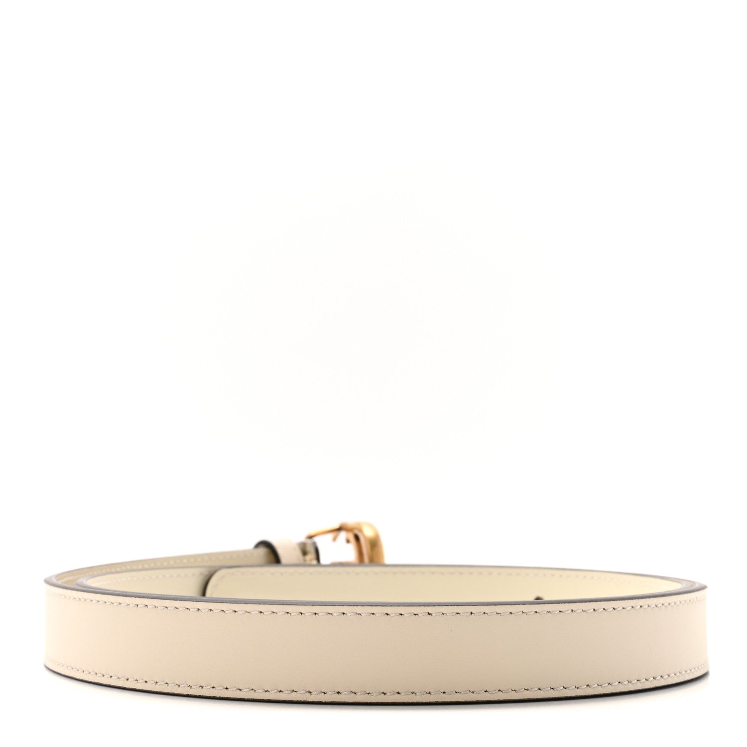 Gucci Calfskin Double G 20mm Belt 90 36 Mystic White 2 of 6